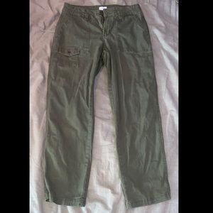 green cargo pants